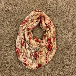 Floral Infinity Scarf